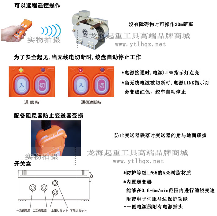 EMX型大力maxpull電動(dòng)絞盤組成部件圖解