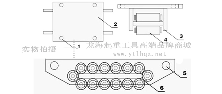 履帶式搬運小坦克組合部件尺寸圖